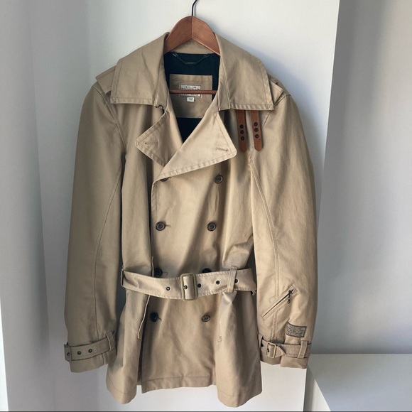 *Sold* Diesel 'Javelins' Double Breasted Trench - Picture 6 of 16
